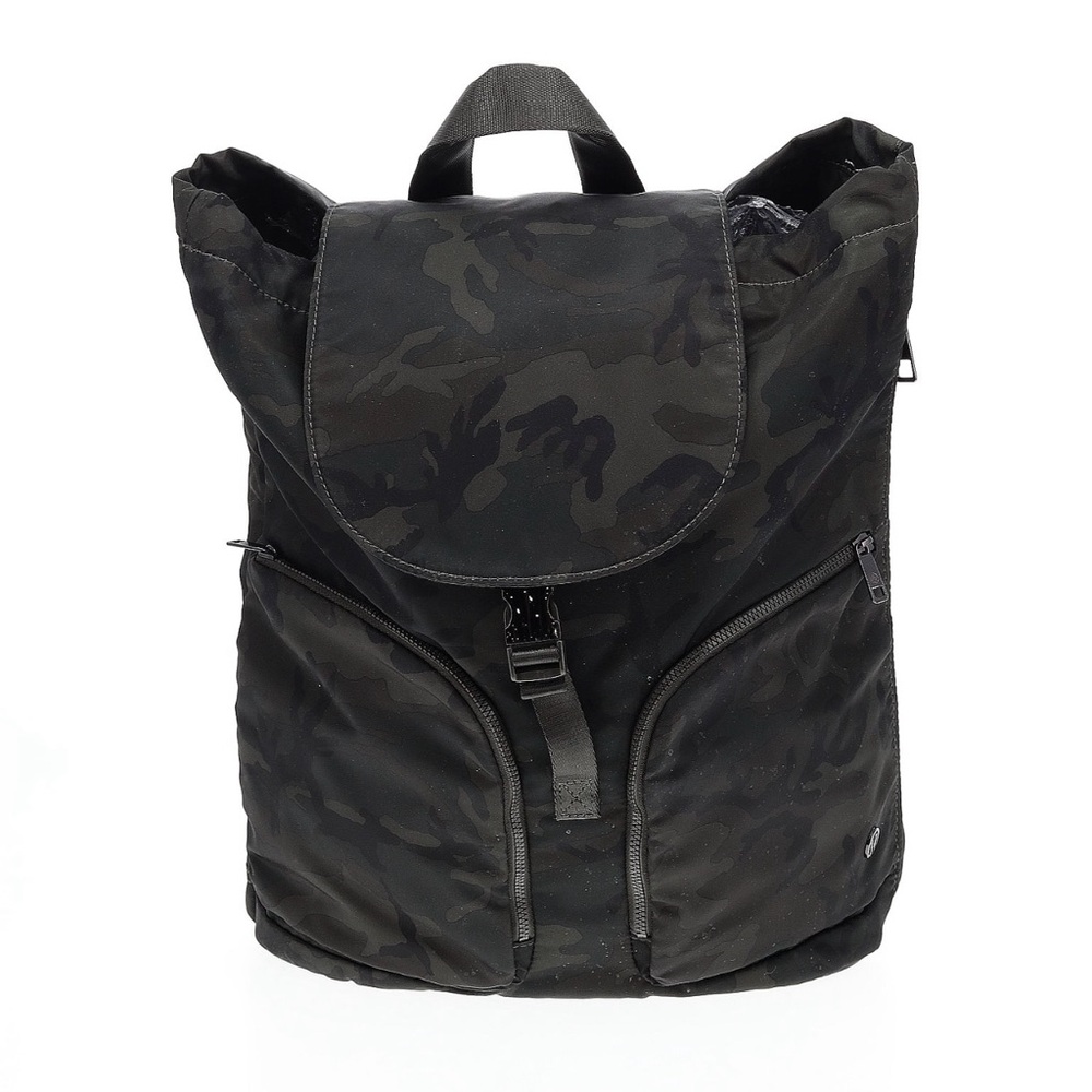 Lululemon Athletica Black Camouflage Backpack